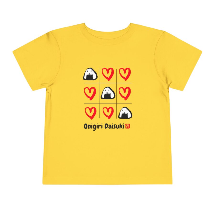 Cutie Onigiri Love- Toddler Short Sleeve Shirt - Image 3