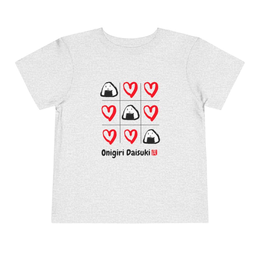 Cutie Onigiri Love- Toddler Short Sleeve Shirt - Image 4