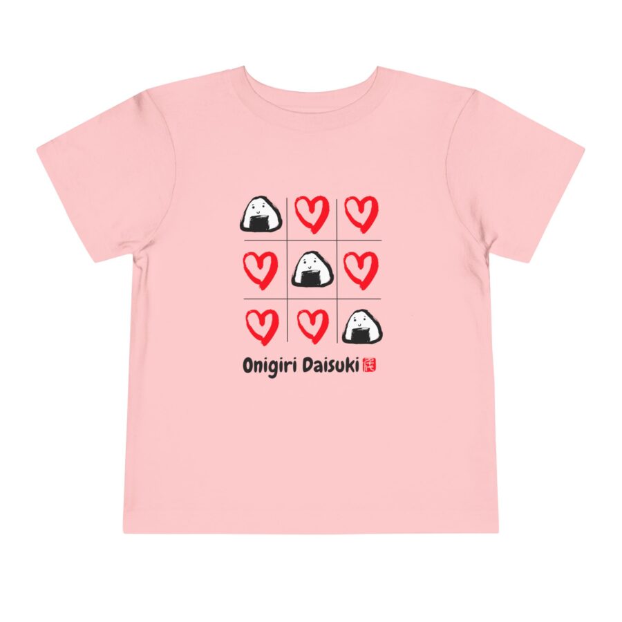 Cutie Onigiri Love- Toddler Short Sleeve Shirt - Image 5