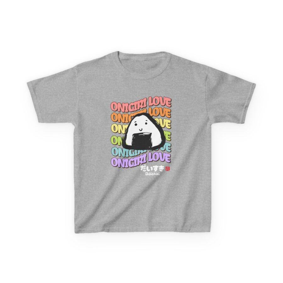 Onigiri Love - Youth Tee - Fun & Colorful T-Shirt for Young Explorers