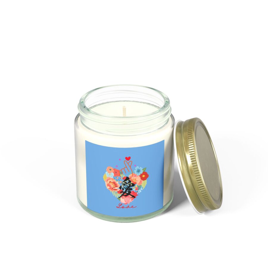 Love Blossoms Scented Candle | Coconut Apricot Wax | 4oz - Image 2